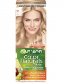 Garnier стойкая питательная крем краска для волос color naturals оттенок 9.1 солнечный пляж