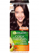 Garnier стойкая питательная крем краска для волос color naturals оттенок 4.12 холодный шатен