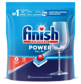 Finish power all in 1 таблетки для посудомоечных машин 13 шт