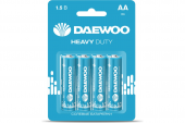 Батарейки DAEWOO Heavy Duty R6 (AA) 4шт, блистер