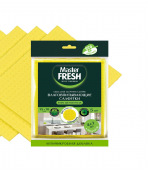 Master FRESH салфетки целлюлозные 5 шт 15*15 см