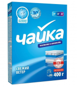 Чайка Стиральный порошок для ручной стирки универсальный Свежий ветер 400 г