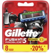 Gillette Fusion Proglide5 Power сменные кассеты для бритья 8 шт (пластик)