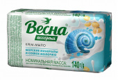 Весна Крем-мыло туалетное Ассорти Морские минералы и соевое молочко 140г