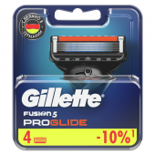 Gillette Fusion Proglide сменные кассеты для бритья 4 шт (пластик)