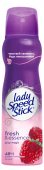Lady Speed Stick дезодорант спрей fresh essence малина 150 мл