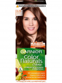 Garnier стойкая питательная крем краска для волос color naturals оттенок 3.23 темный шоколад
