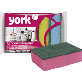 York губки для посуды макси 5 шт