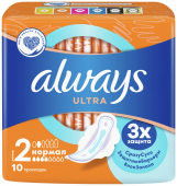 Прокладки гигиенические Always ультра нормал 10 шт