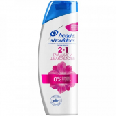 Head&Shoulders Шампунь для волос Гладкие и шелковистые 2в1, 360 мл