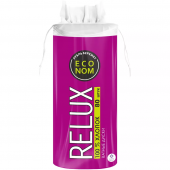 Relux ватные диски 80 шт с непрошитым краем