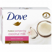 Dove Крем-мыло парфюмированное Кокосовое молочко и жасмин кусковое, 135 г
