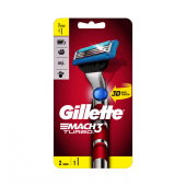 Gillette Mach3 Turbo станок для бритья многоразовый с 2 сменными кассетами