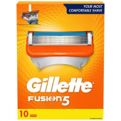 Gillette Fusion сменные кассеты для бритья оригинал европакет 10 шт