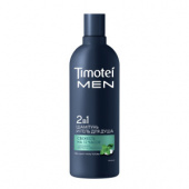 Timotei Men 2в1 Шампунь для волос и гель для душа с аргинином, экстрактом мяты и алоэ 360 мл
