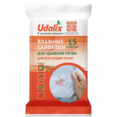 Udalix влажные салфетки для удаления пятен 15 шт