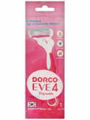 Dorco Eve4 Disposable Одноразовый станок для бритья с 4 лезвиями 1 шт