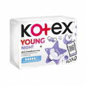 Kotex прокладки гигиенические Янг Найт 6 шт