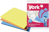 York салфетка губчатая 3 шт