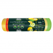 Master FRESH пакеты для мусора aroma lemon 35л 15шт с завязками 14мкм желтые