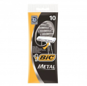 BIC Станки одноразовые Метал (10шт) с одним лезвием