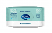 Влажные полотенца Aura Family (XXL) 60 шт
