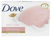Dove Крем-мыло туалетное Pink / Розовая нежность, 90 г