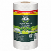 Master FRESH полотенца универсальные в рулоне 21*25см 70% вискозы 100 шт