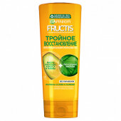 Fructis укрепляющий бальзам ополаскиватель тройное восстановление для сухих и ломких волос 387 мл