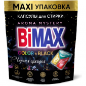 BiMax капсулы для стирки Color & Black Черная Орхидея 60 шт