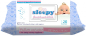 Влажные салфетки SLEEPY для детской гигиены Classic 120шт с клапаном