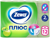 Zemma туалетная бумага плюс 2 х слойная яблоко 12 шт