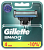 Gillette Mach-3 сменные кассеты для бритья 4 шт (пластик)